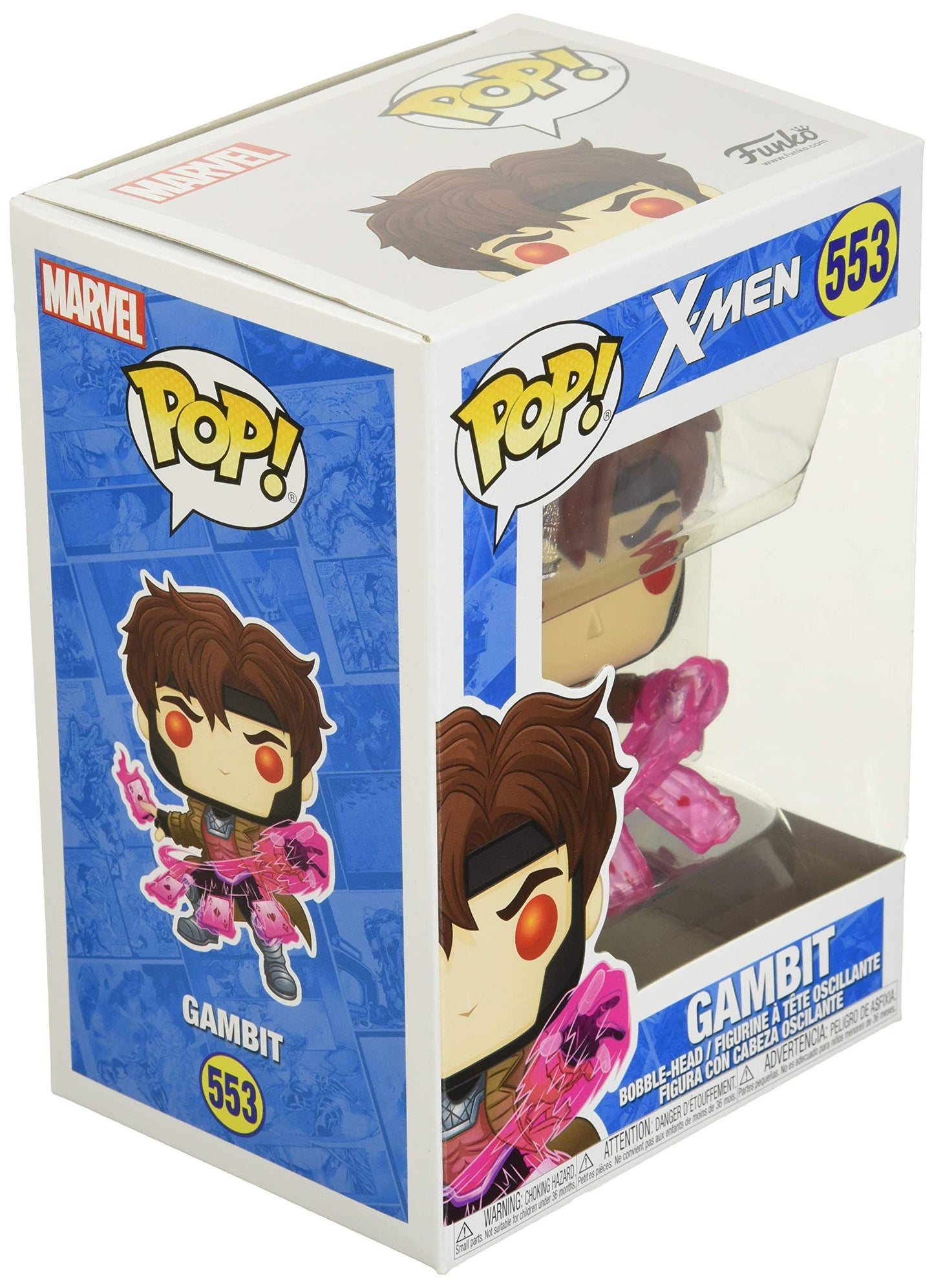 Funko Pop! Marvel: X-Men Classic – Gambit With Cards Vinyl Bobblehead