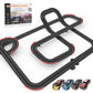 Slot Car Racing Track for Kids 1:43 Electric Powered 40Ft Big Race Tracks Set with 4 Cars and 2 Hand Controllers, Gift Toys for 