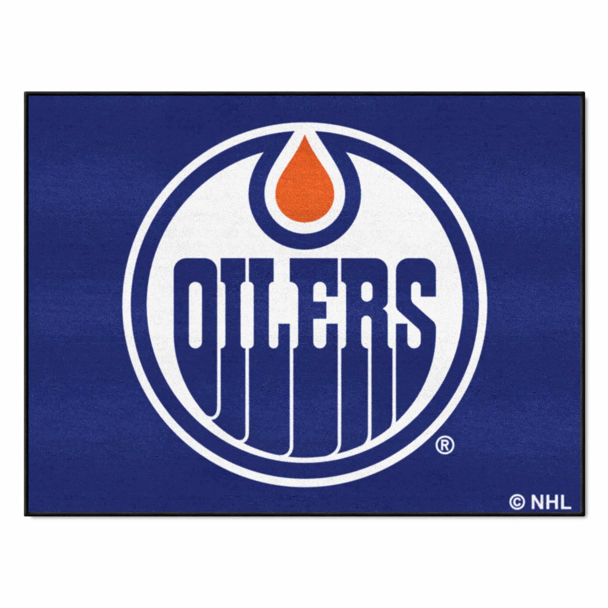 FANMATS NHL Edmonton Oilers Nylon Face All-Star Rug , 34x45