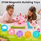 Stlloys 150Pcs Magnetic Blocks Princess Toys, Stem Magnetic Building Blocks Construction Toys For Kids Toddlers Boys Girls Ages