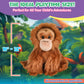 Forest & Twelfth 12'' Stuffed Orangutan Plush, Majestic Animal Collection Stuffed Animal, Premium Materials, Best Gift For Kids