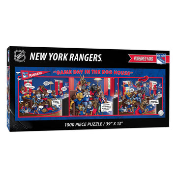 YouTheFan NHL New York Rangers 1000pc Puzzle - Cardboard, Team Colors, One Size, Model 2506470