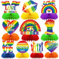 DTOFOOT 10 Pcs Pride Month Table Decorations, Pride Centerpieces for Tables Rainbow Party Decorations Double Side Pride Centerpi