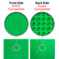 Nilo Classic Green Baseplate, 1-Pack 12'X32' Double-Sided, Large Building Plates For Building Bricks 100% Compatible With All Major Brands