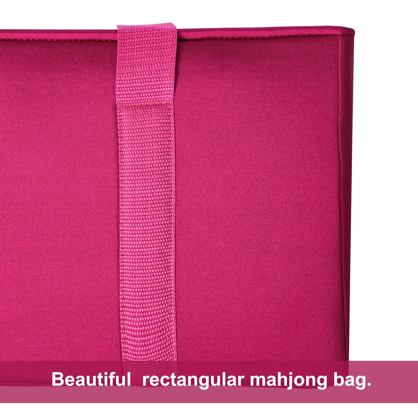 Zgme American Mahjong Set,166 Premium White Tiles With Red Soft Bag And Accessories,4 All-In-One Mahjong Racks With Pushers,Comp