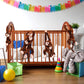 Hungdao 6 Packs Hanging Monkey Stuffed Animal Toy With Hook And Loop Fasteners Hands Stuffed Monkey Plush Toys For Kids (24 Inch, 32 Inch)
