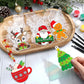 Beeveer Christmas Suncatcher Crafts Kit - 30 Sets DIY Window Paint Art, 3.5" Multicolor Acrylic Ornaments for Holiday Classroom Activities
