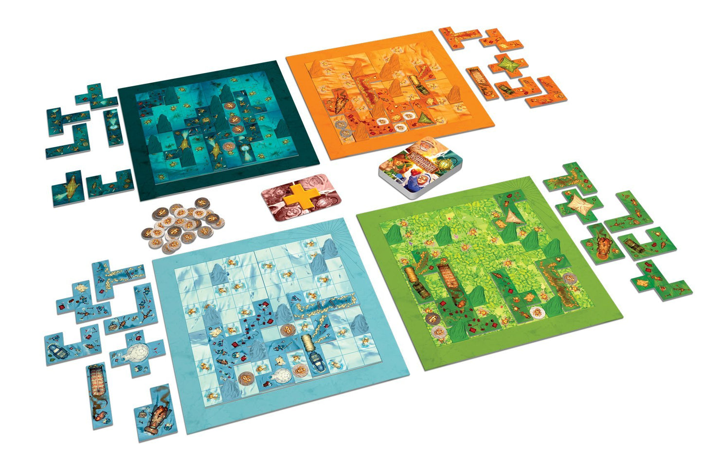 BLUE ORANGE GAMES Scarabya Strategy Board Game