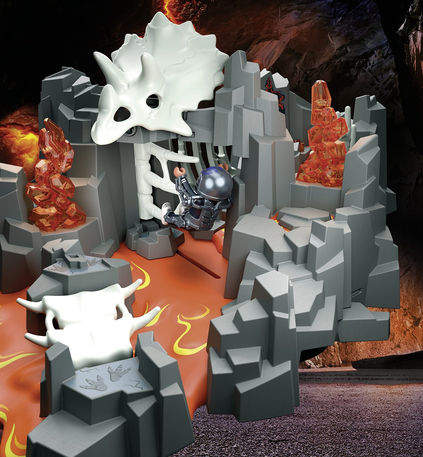 Playmobil Guardian of The Lava Mine Playset - Multicolor, Standard Size, Plastic, Model 70926