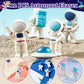 SNLN Outer Space Party Favors Birthday Supplies Non-Woven Gift Bag Stress Ball Spaceship Toy Astronaut Eraser Silicone Bracelet