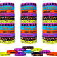 JAKADYUKS 60pcs Halloween Silicone Bracelets Party Rubber Wristband Trick or Treat Gifts School Gifts Supplies Return Gifts Bulk