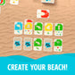 Ripple Card Game - Match, Stack, And Collect Combos On Your Beach. Easy To Learn And Fun For Kids, Teens, & Adults.