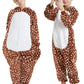 Calanta Deer Onesie Kids Reindeer Costume Girls Animal Pajamas Halloween Christmas Cosplay Party.Sika Deer.140