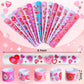 Quelay 120 Pcs Valentines Slap Bracelets Valentine's Day Crafts Color Your Own Slap Bracelets White Blank Snap Wristbands Bulk V