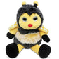 Dollibu Sitting Bee Plush - Super Soft Bee Insect Stuffed Animal, Cute Realistic Stuffed Animal Bee Plush Toy For Boys And Girls