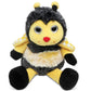 DolliBu Sitting Bee - Super Soft Realistic Stuffed Animal  Cute Insect Plush Toy for Boys and Girls  Adorable Gift for Baby  Kids  and mature-themeds - 7 Inches
