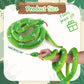 Anboor Snake Stuffed Animals, 63 Inch Realistic Snake Plush Toy Long Stuffed Snake, Lifelike Large Snake Toy For Kids As Party P