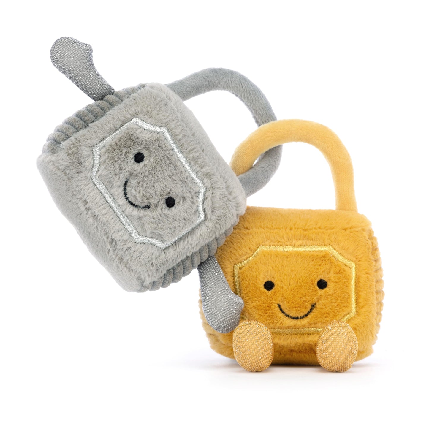 Jellycat Amuseables Love Locks Stuffed Toy, 7 Inches - Padlock Plush Toy - Fun Gift Idea