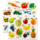 Quokka Wooden Puzzles For Toddlers 1-3 - 3Xset Kids Puzzles Ages 2-4 - Montessori Toy Puzzles For Toddlers 3-5 - Wood Toy Learni
