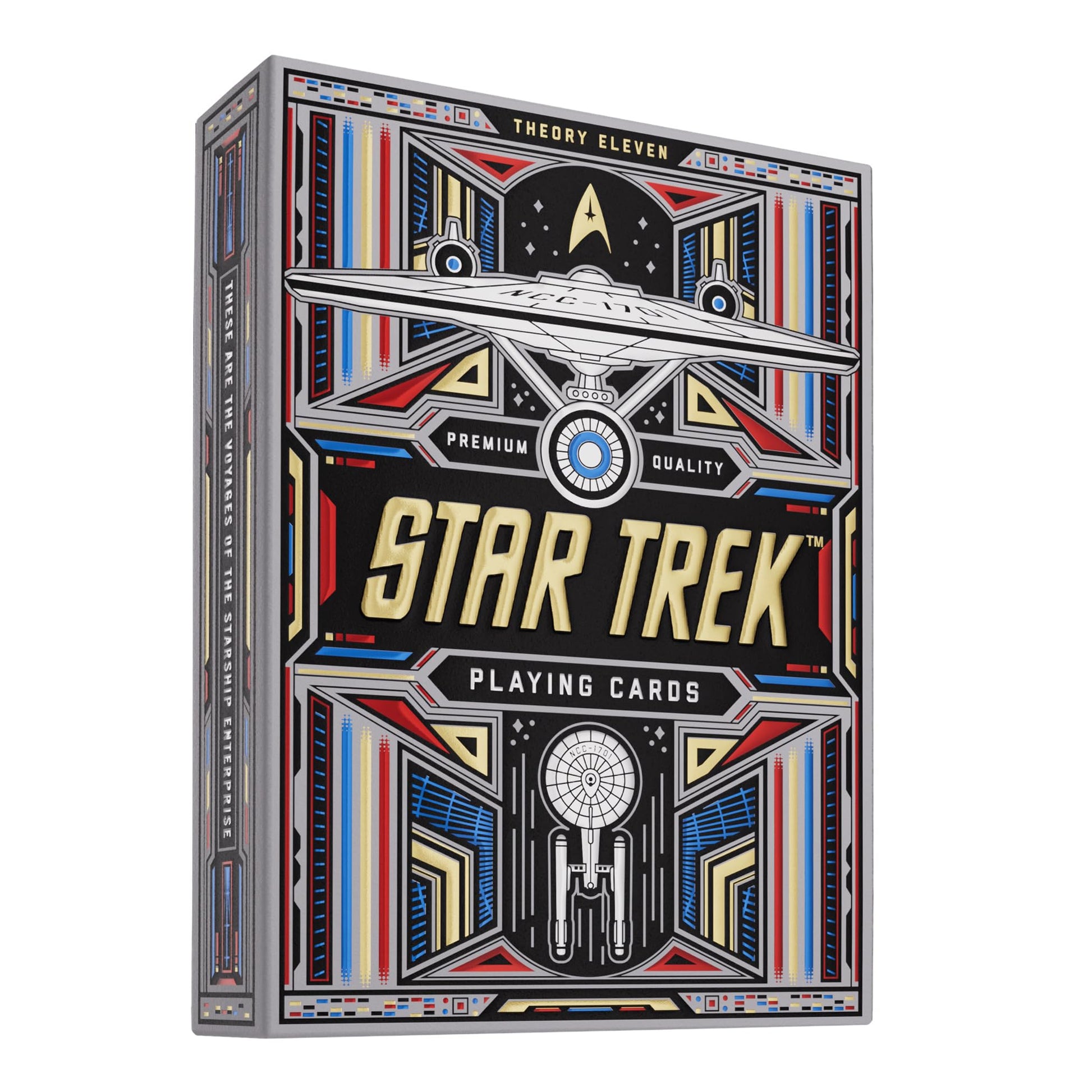 Theory11 Star Trek Light Premium Playing Cards, Poker Size Standard Index, Luxury Playing Cards