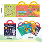 Sticker Book Reusable - 4 Sets Sticker Pads - Removable Stickers Toy For Kids Fashion Activity, Creative Sticker Story Books For
