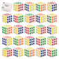 Vdealen 24 Pack Mini Cube Puzzle Party Favors for Kids, 1.18in 3x3 Magic Cube School Rewards & Classroom Prize for Students, Bir