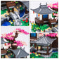 Caximsy Cherry Blossom Bonsai Tree House Building Block Sets 3320Pcs Chinese Architecture Of Peach Blossom Micro Mini Building S