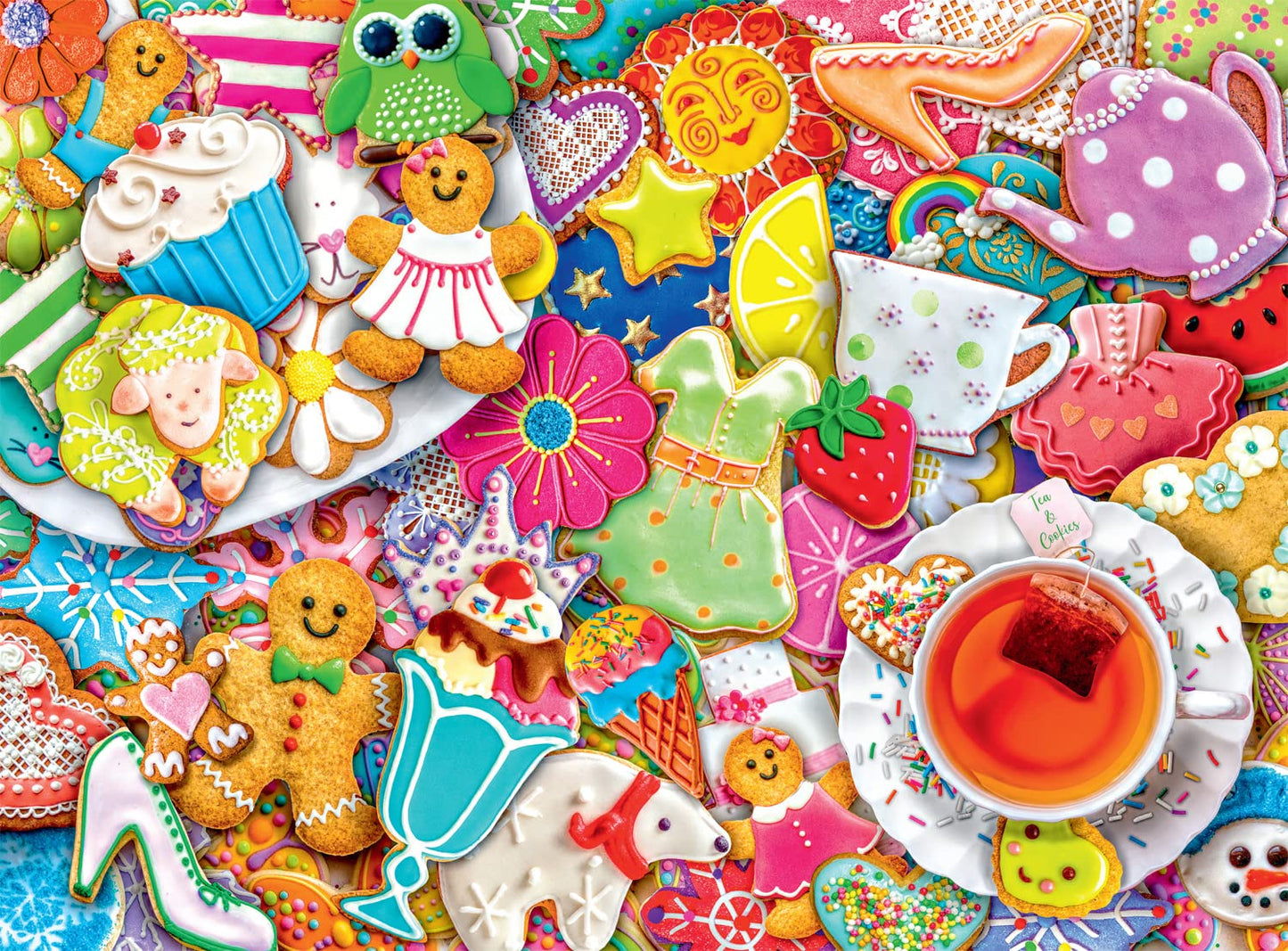 Buffalo Games - Aimee Stewart - Tea And Cookies - 1000 Piece Jigsaw Puzzle For Adults -Challenging Puzzle Perfect For Game Nights - Finished Size Is 26.75 X 19.75