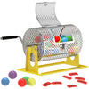 ArtiSpin Raffle Drum, Upgraded Raffle Ticket Spinner Drum with Ball Bearing, Durable Ticket Spinner for Raffles Tickets, Large Capacity Raffle Wheel Spinner with Stand (Bright Yellow) -Like New