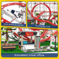 Mould King Roller Coaster Building Kit - 3646 Pieces, Plastic Amusement Park Track Toy, Perfect Gift for Adults