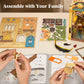 Rowood Book Nook Kit,Diy Book Nook Kits With Dust Cover For Adults,Miniature House 3D Wooden Puzzle Bookend Bookshelf Insert All