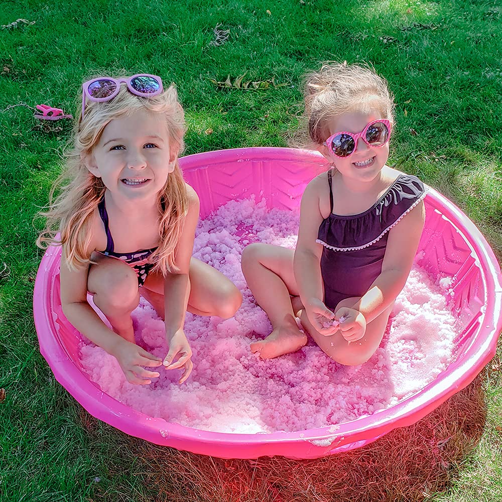 Zimpli Kids Glitter Gelli Baff Pink - Biodegradable & Vegan Friendly Bath Goo, 1 Bath or 6 Play Uses, Perfect for Boys & Girls