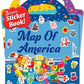 Benresive Reusable Sticker Books For Kids 2-4, Sticker Books For Toddlers 1-3, Toddler Sticker Book Age 2-4, Toddler Travel Toys Activities Crafts Gifts - America Map, Fairy, My House