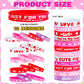 Thuodo 48 Pcs Valentines Slap Bracelets Rubber Bracelets Valentines Party Favors Gifts for Kids School Classroom Goodie Bag Stuf