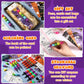 MotiMind 12 Set Halloween Crayons Party Favors Bat Pumpkin Ghost Stackable Crayons with Drawable Cards Kids Halloween Party Gift