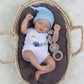 Charex Realistic Reborn Baby Dolls Boy - 18 Inch Newborn Sleeping Baby Dolls, Lifelike Reborn Baby Dolls With Weighted Soft Cloth Body Birthday Gift Toy For Age 3+