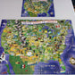 A2Play Usa Map Puzzle 1000 Piece For Adults, United States Of America, Patriotic Jigsaw Puzzle & Bonus Fact Poster, Premium Mate