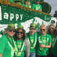 Elefama 74Pcs St Patricks Day Beads Necklaces Bulk With Shamrock Mug Hat Clover Pendant Green Beads Necklace St Patricks Day Acc