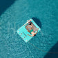 CALOBANA Inflatable Floating Dock, Lake Floats for Adults Floating Raft Air Water Platform with Detachable Ladder for Lake Boats