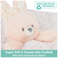 Gund Baby Sustainably Soft Bunny Lovey, Stuffed Animal Plush Blanket Made From 100% Recycled Materials, For Babies And Newborns,