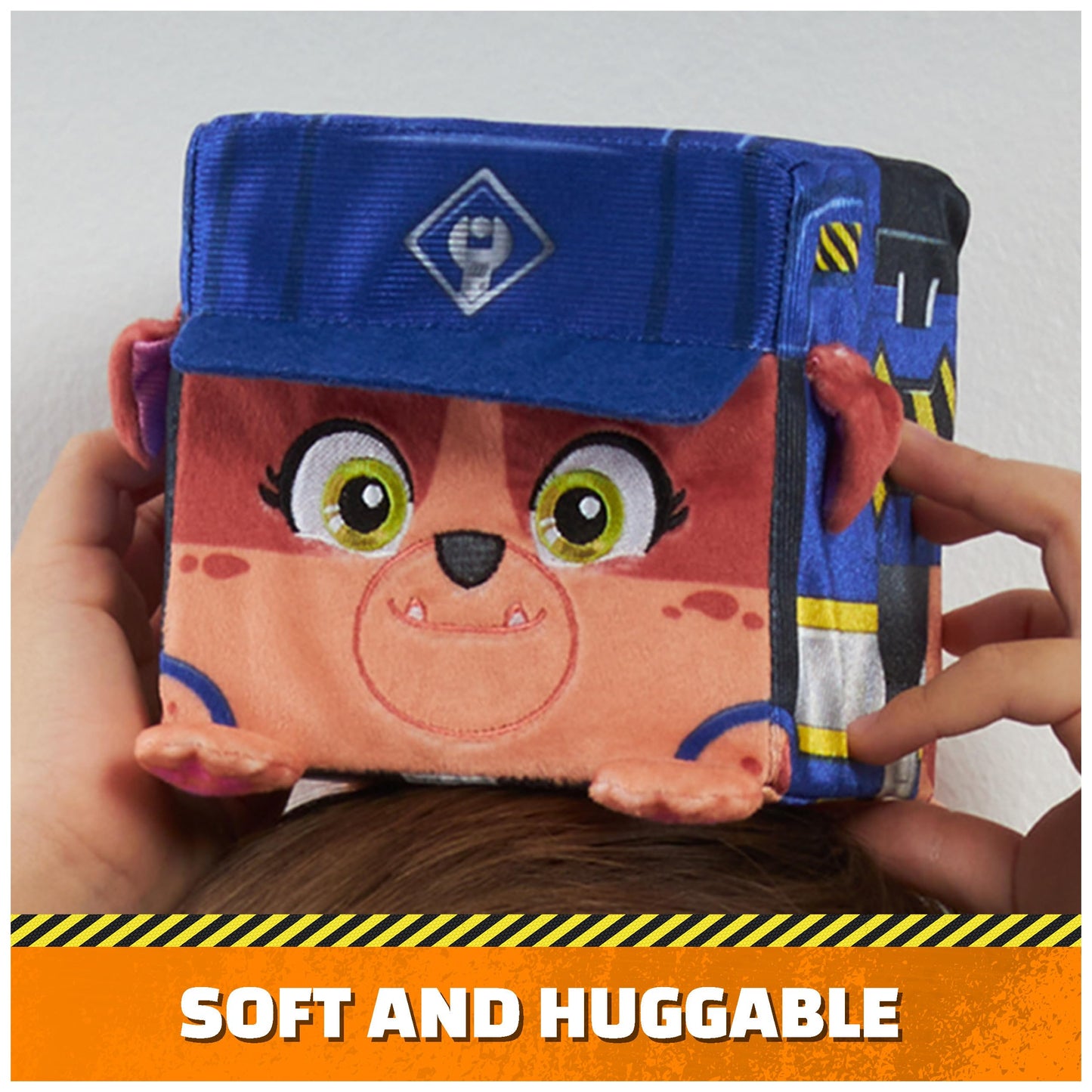 Rubble & Crew Stuffed Animals, Mix, 4-Inch Cube-Shaped Plush Toy For Kids Ages 3 And Up