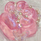 2.76 Inch Squeeze Toys Handmade Cat Paw Squishy, Glitter Pink Squeeze Paw, Cute Soft Squishy Toy For Stress Relief, Fidget Squis
