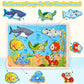 9 Pack Wooden Peg Puzzles For Toddlers With Puzzle Storage Rack Set Alphabet Wooden Toddler Puzzles Jigsaw Numbers Kids Wood Puzzles For Over 4 Years Educational Learning Knob Puzzle