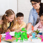 Roaqua (Classroom Students Kids Party Favors) 24 Packs Bulk Small Space Mini Pop Keychain Toy,Ufo Cute Y Baby Turtle Starship Se