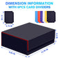 Wutonmu Trading Card Storage Box For Mtg, 1800+ Pu Leather Deck Box With Magnetic Closure, Organizer Fits Game And Sports Cards
