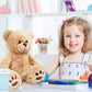 Lotfancy Teddy Bear Stuffed Animal, 15 Inch Brown Teddy Bear Plush Toy, Cute Hugging Gift For Kids On Christmas Valentine'S Day, Easter Decoration