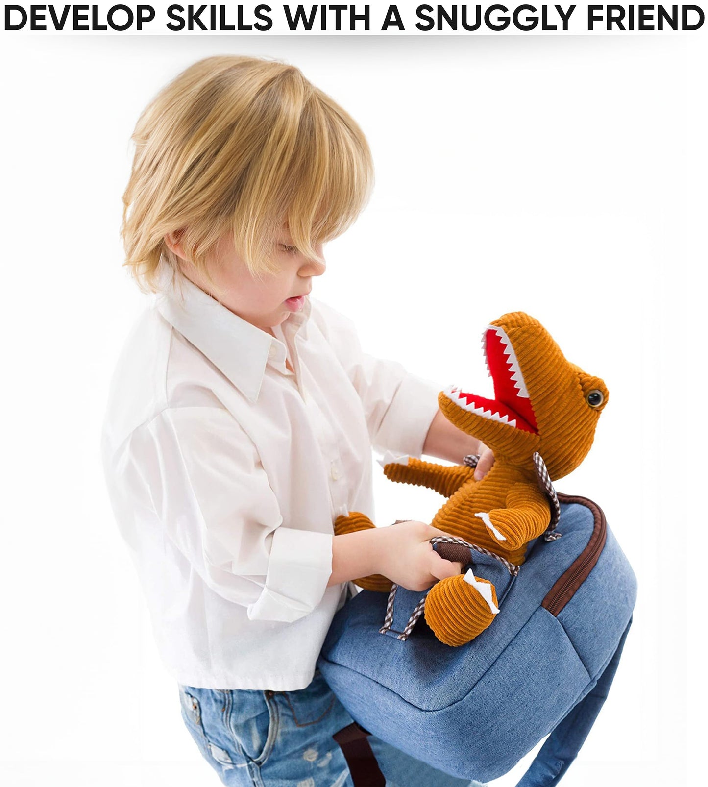 Naturally KIDS Toddler Unicorn Backpack w Plush Unicorn Toys, Gifts for 2-5 Year Old Girls, Toddler Backpack