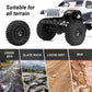 Hobbypark 1.0 Beadlock Wheels And Tires Metal Micro Crawler Tires W/Wheel Spacers Offset For 1/24 Rc Crawler Car Axial Scx24 Axi