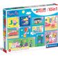 Clementoni - 20271 - Supercolor Puzzle 10 In 1 Peppa Pig (3X18, 4X30, 2X48 And 1X60 Pieces) - Jigsaw Puzzle For Kids Age 4