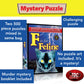 TDC Games F is for Feline - Alphabet Mystery Puzzle, 500 Pieces, Cardboard, Multicolor, Model 7107
